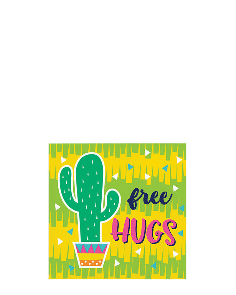 Fiesta Fun Cactus Beverage Napkins Pack of 16