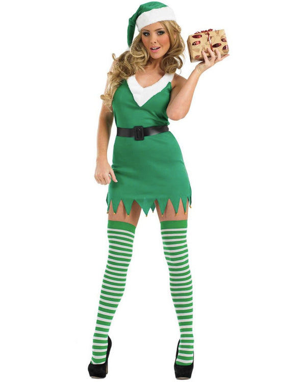 Flirty Elf Womens Christmas Costume