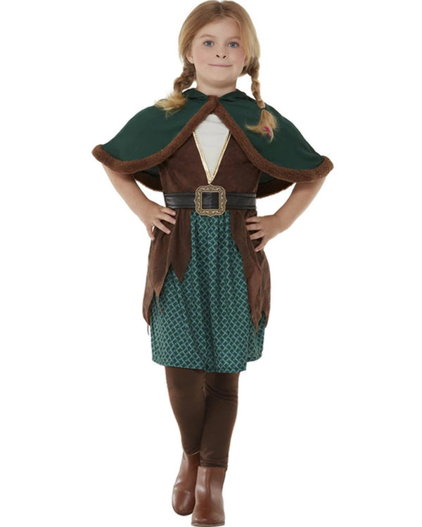 Forest Archer Deluxe Girls Costume