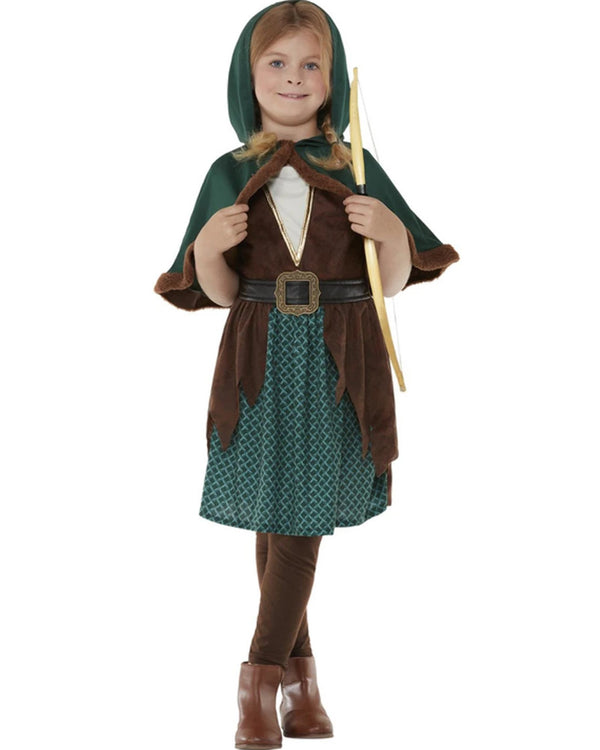 Forest Archer Deluxe Girls Costume