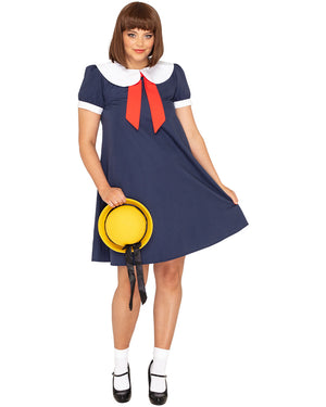 French School Girl Deluxe Womens Plus Size Costume