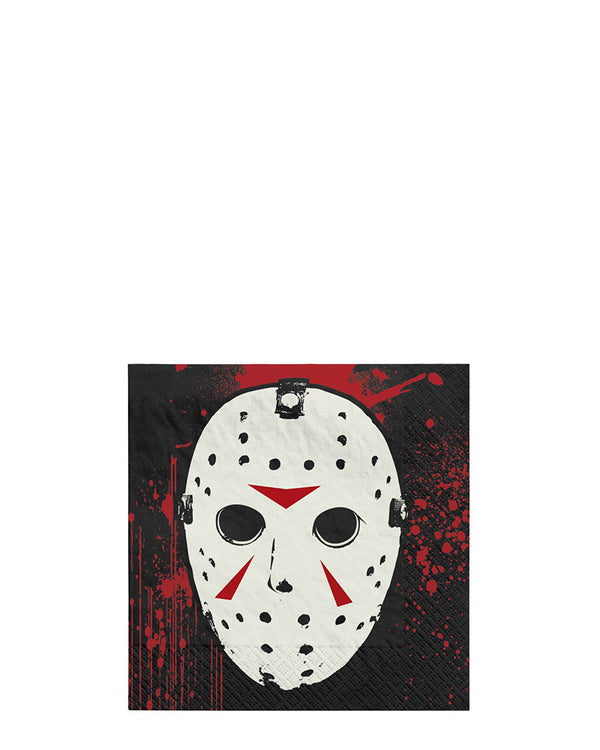 Friday the 13th Beverage Napkin Pack of 16