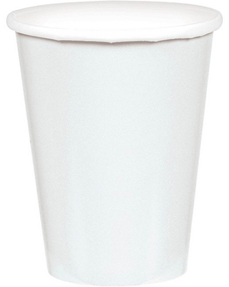 Frosty White 266ml Paper Cups Pack of 20