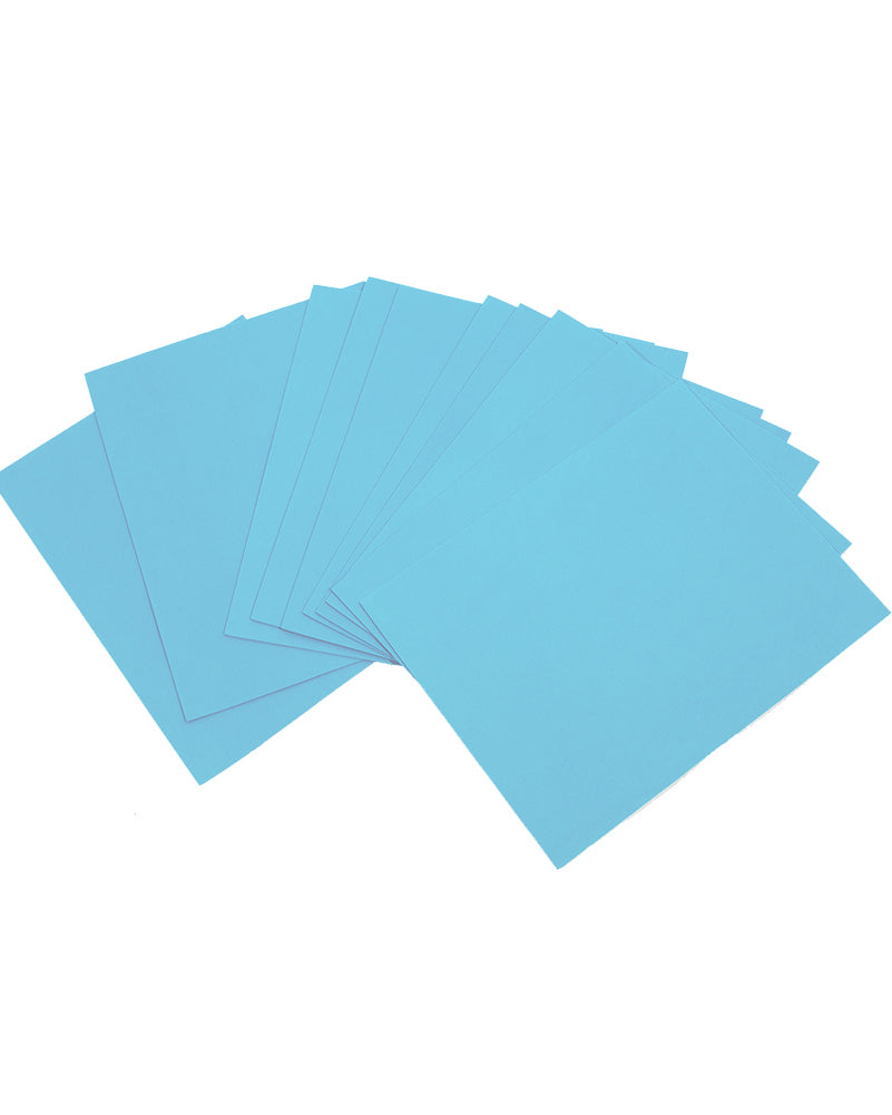 Light Blue Foam Sheets Pack of 10
