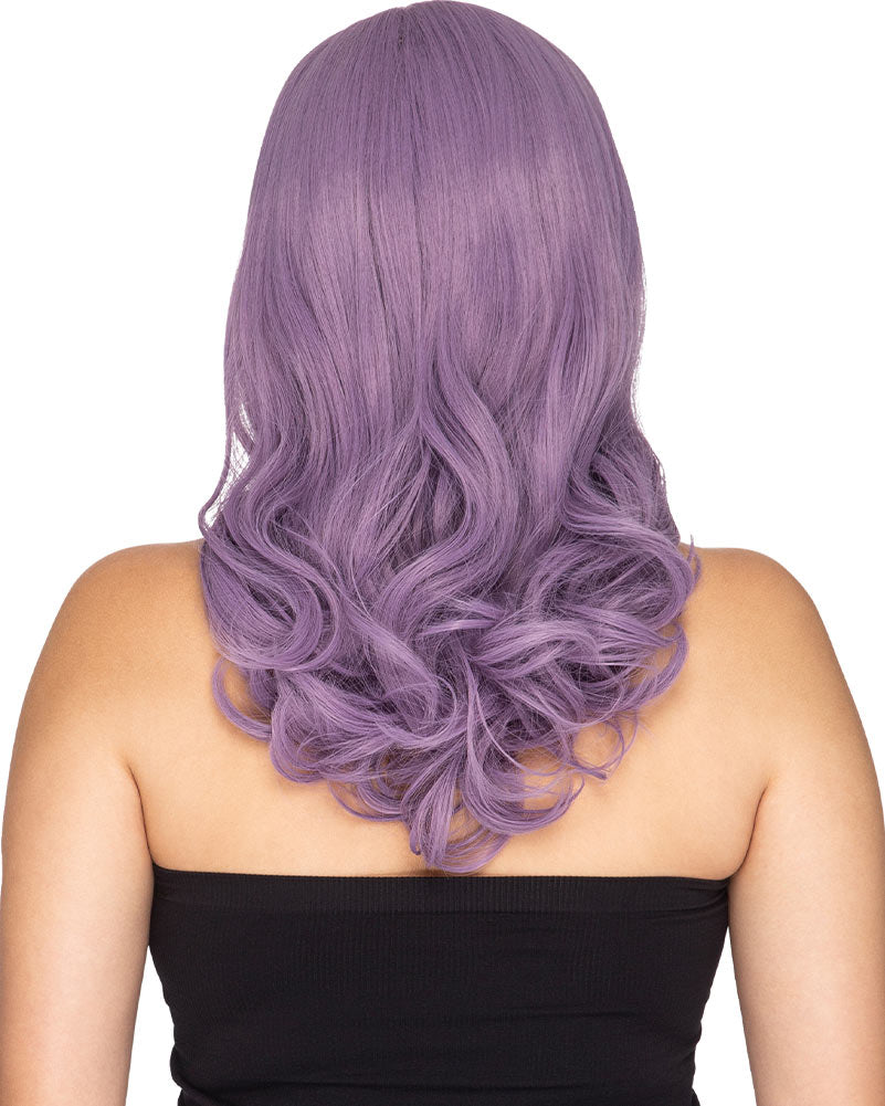 Glamour Deluxe Ashes of Violets Purple Long Wavy Wig