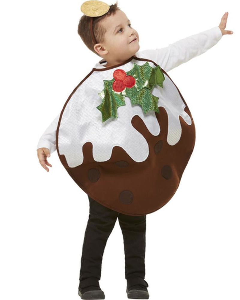 Glitter Christmas Pudding Kids Christmas Costume