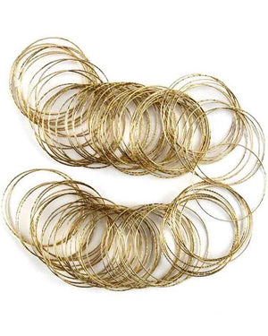 70s Gold Bangle Pack of 50
