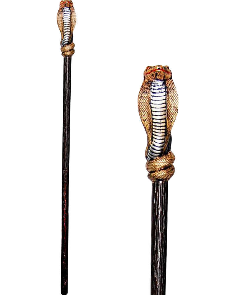 Gold Egyptian Cobra Staff 1.4m