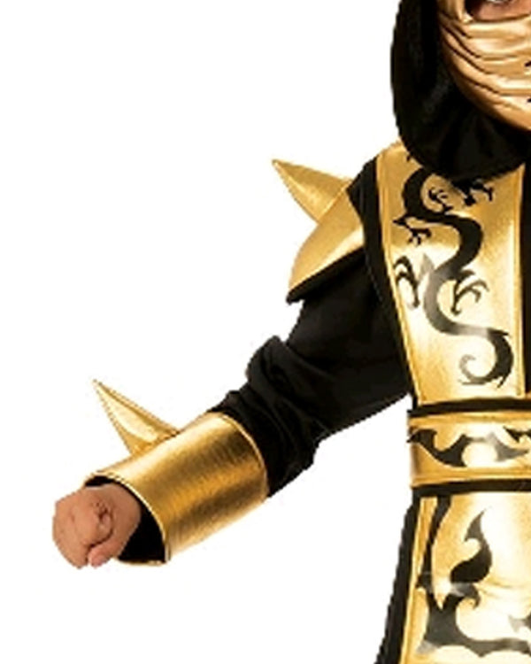 Gold Ninja Boys Costume