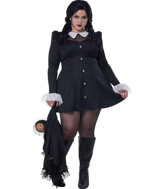 Gothic Mini Dress Womens Plus Size Costume