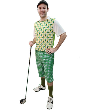 Green Golf Pro Mens Costume