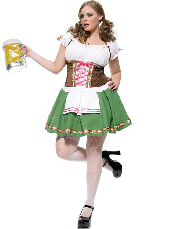 Gretchen Beer Maid Womens Plus Size Costume