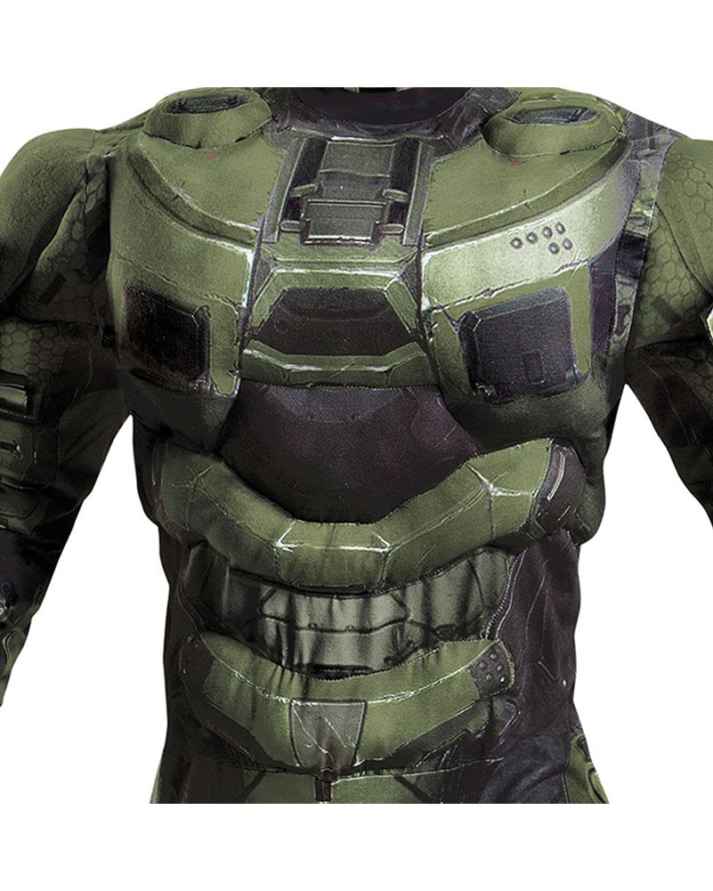 Halo Master Chief Deluxe Muscle Chest Mens Costume