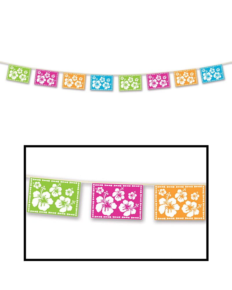 Hawaiian Hibiscus Banner 3.7m
