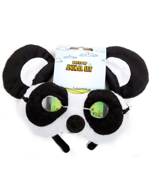 Panda Headband and Mask Set