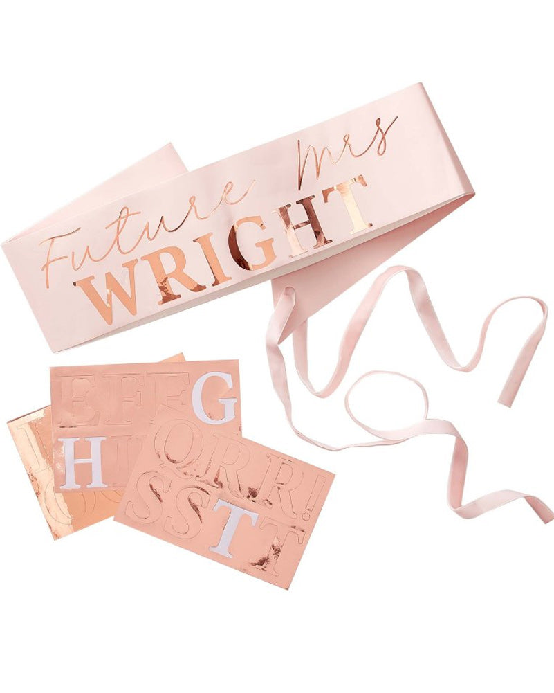 Hens Party Customisable Sash