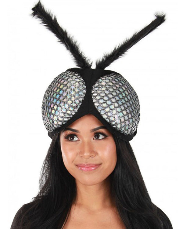 Holographic Fly Eyes Plush Headband
