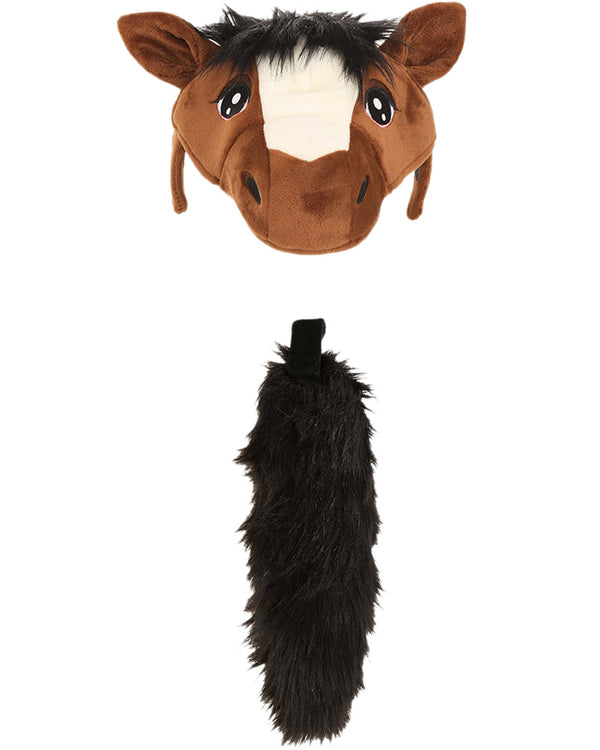Horse Headband and Tail Set