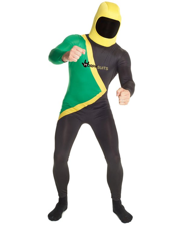 Jamaican Bobsled Team Morphsuit Mens Costume