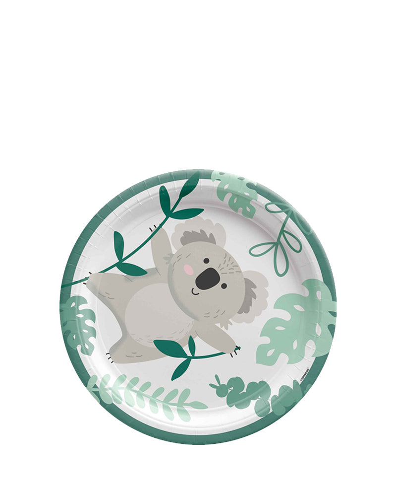 Koala 17cm Round Plates Pack of 8