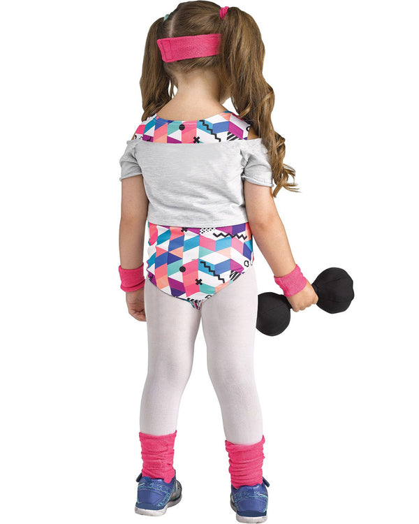 80s Lil Fit Miss Girls Toddler Costume