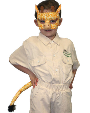 Giraffe Deluxe Mask and Tail Set