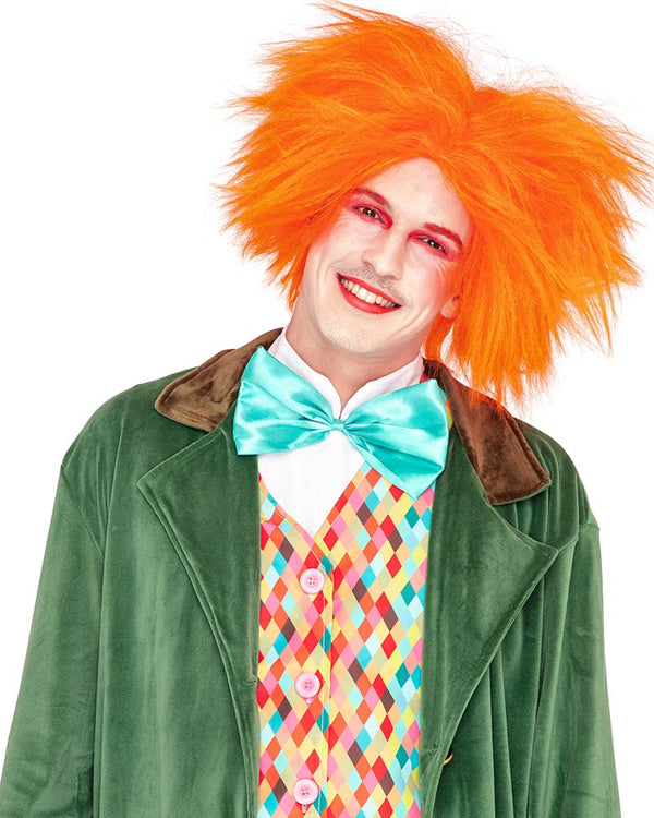 Mad Hatter Deluxe Orange Wig