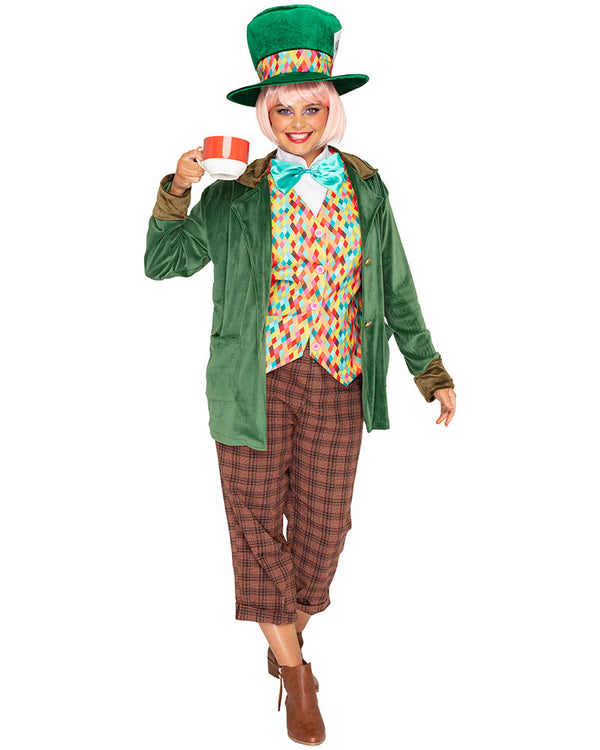 Maddest Hatter Deluxe Adult Plus Size Costume