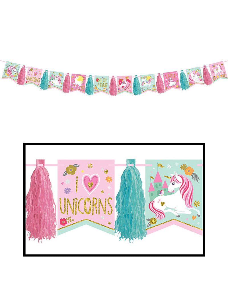 Magical Unicorn Tassel Garland