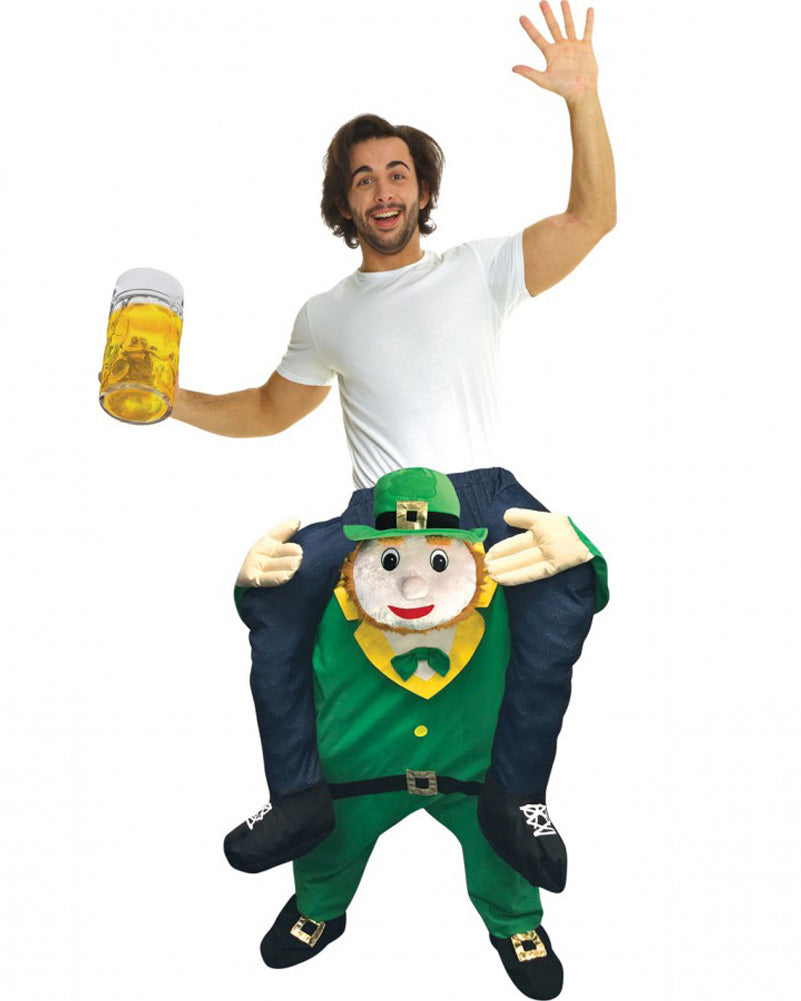 Leprechaun Piggyback Mens Costume