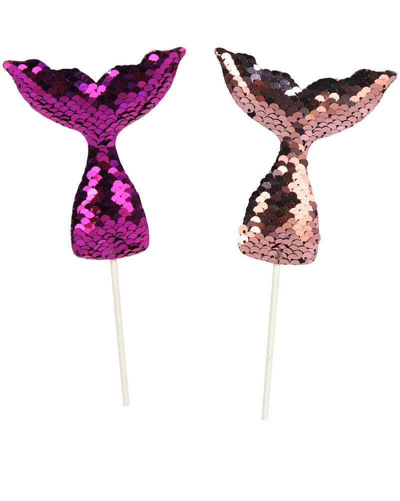Mermaid Sequined Tail Picks Pack of 4