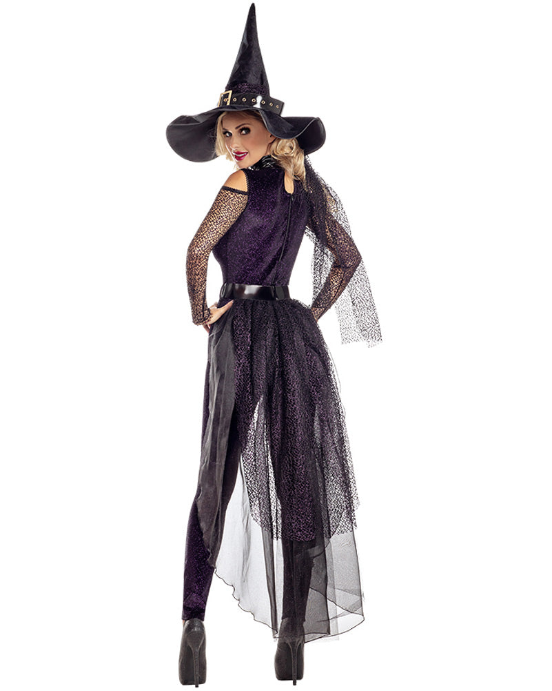 Midnight Violet Witch Womens Costume