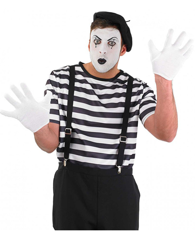 Mime Artist Mens Costume