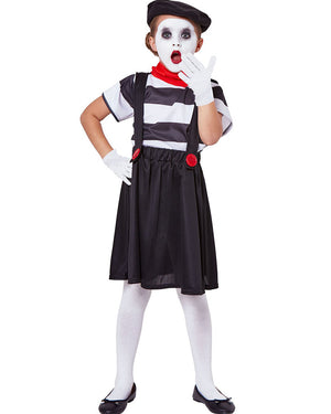 Mime Girls Costume