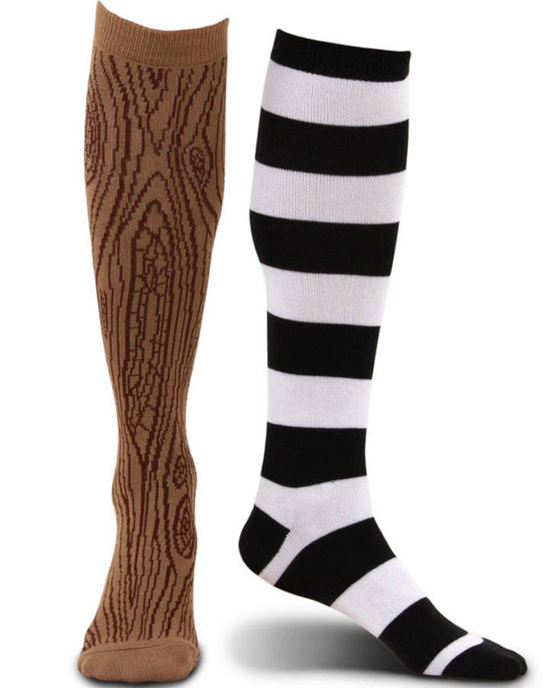 Mismatched Pirate Socks