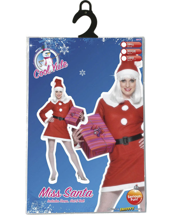 Miss Santa Value Womens Christmas Costume