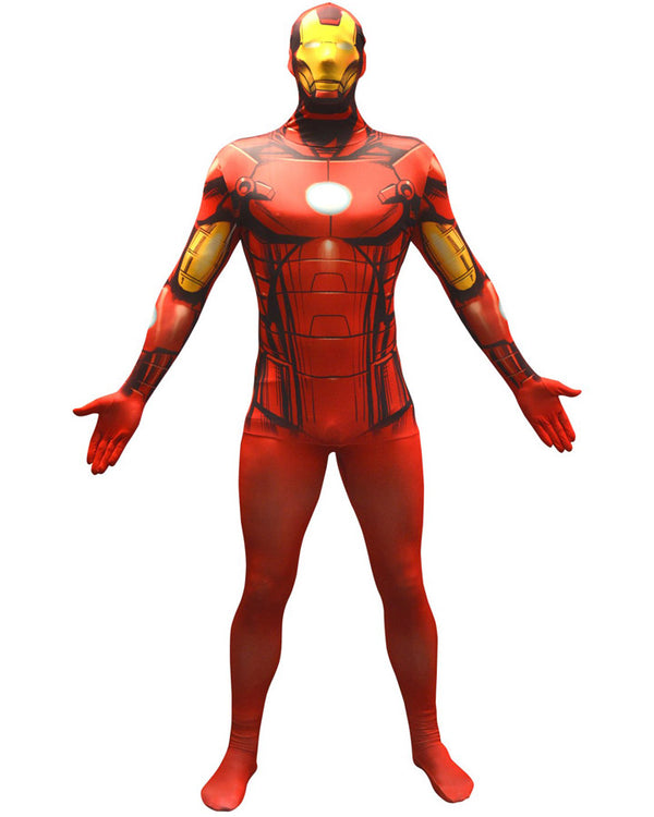 Iron Man Value Morphsuit Mens Costume