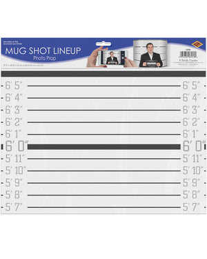 Mug Shot Lineup Photo Prop 94cm