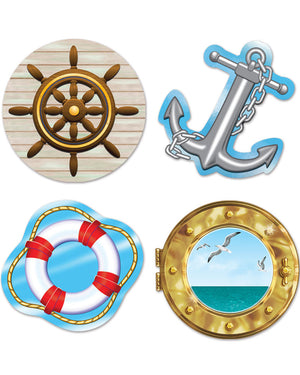 Nautical Cutouts Pack of 4