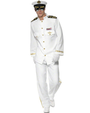 Navy Captain Deluxe Mens Costume