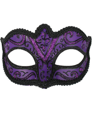 Capri Purple Masquerade Mask
