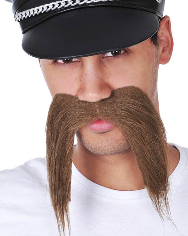 Long Brown Moustache