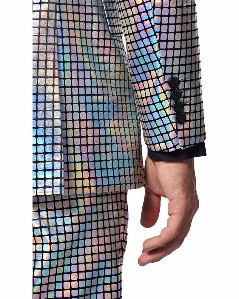 70s Opposuit Discoballer Premium Mens Suit