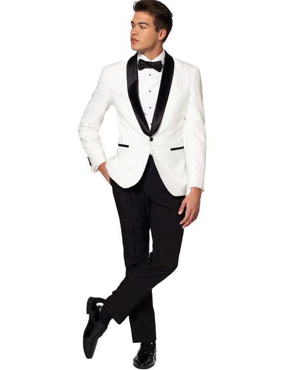 Opposuit Pearly White Tuxedo Premium Mens Costume