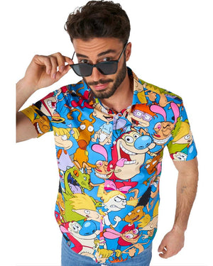 90s Opposuit Summer Nickelodeon Mens Shirt