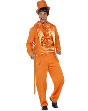 Orange 90s Stupid Tuxedo Mens Costume