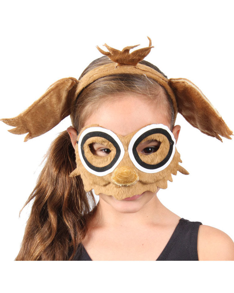Owl Headband and Mask Set
