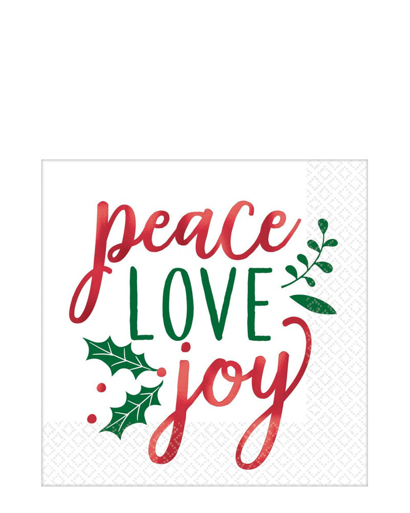 Christmas Tis the Season Luncheon Napkin Pack of 16