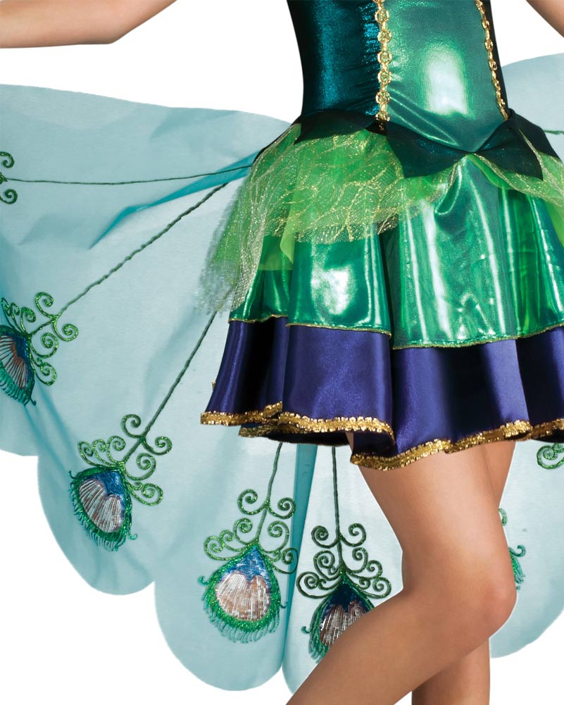 Peacock Deluxe Girls Costume