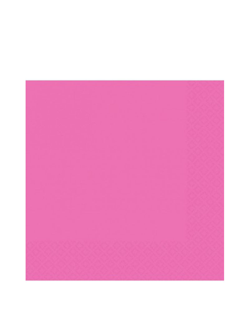 Bright Pink 2 Ply Lunch Napkins Pack of 20